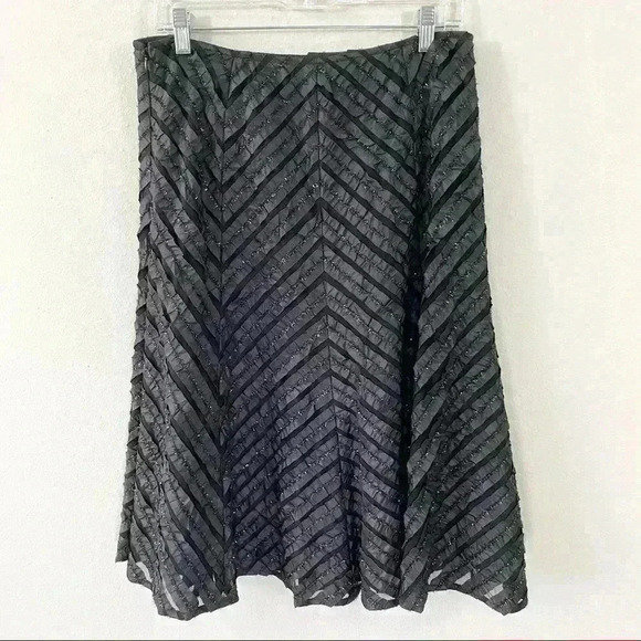 Frascara by Beker Fashions black midi cocktail skirt - Picture 3 of 3